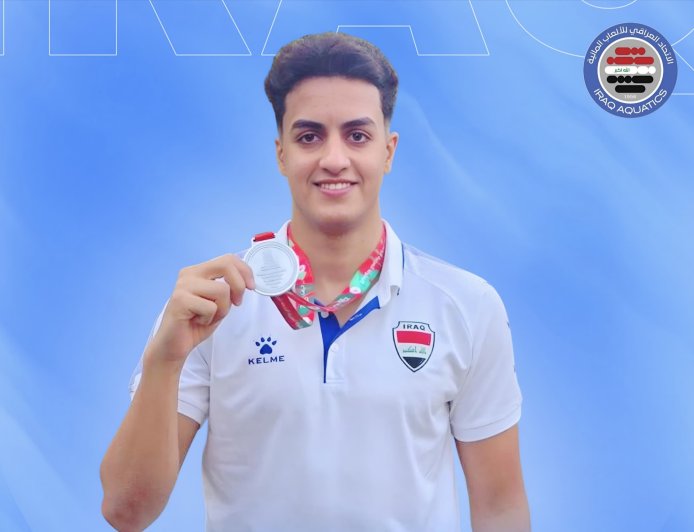 السباح محمد صادق يحقق رقماً قياسياً جديدًا في بطولة اسيا